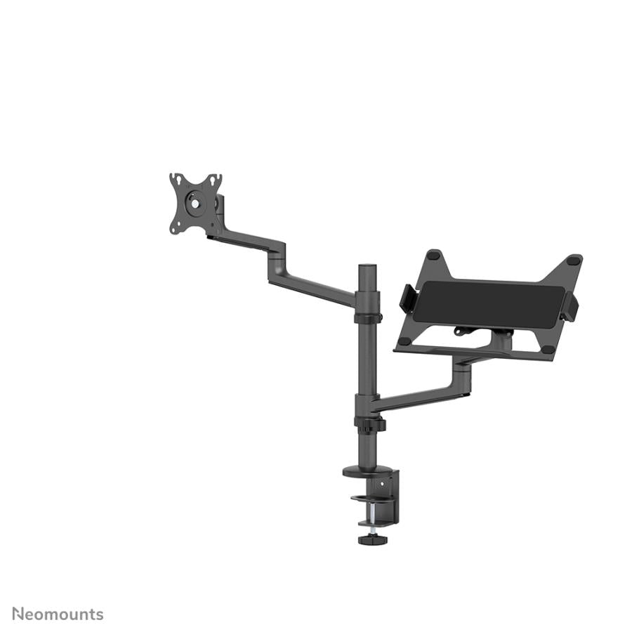 Neomounts ds20-425bl2 support de bureau pour moniteur, 17 - 27, 8 kg, 360°, noir