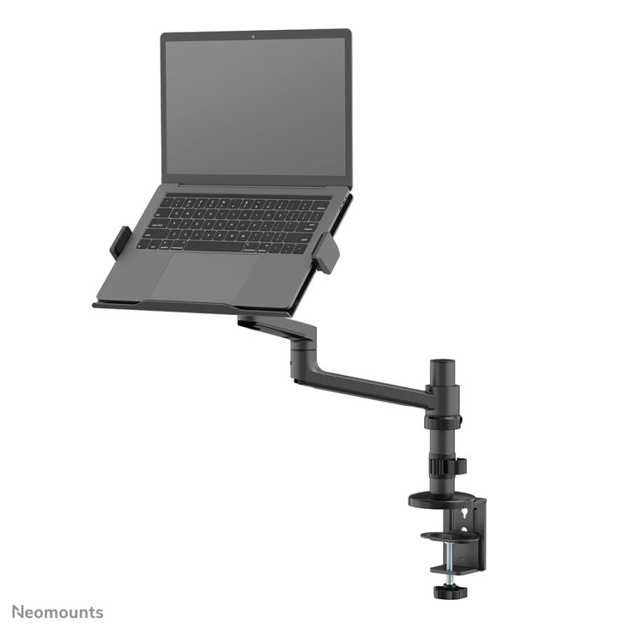 Neomounts ds20-425bl1 support de bureau pour ordinateur portable, 11,5 - 17,3, 5 kg, inclinable et pivotant, acier, noir