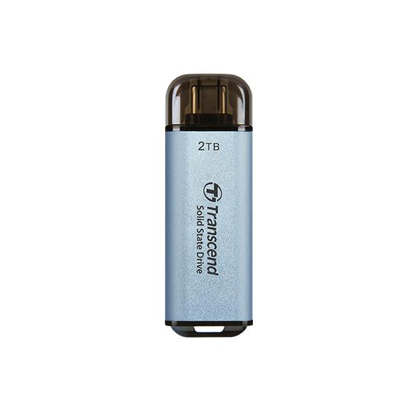 Transcend ts512gesd300c esd300c SSD externe, 500 go, USB type-c, 10 Gbps, 1050 950 mo s, bleu