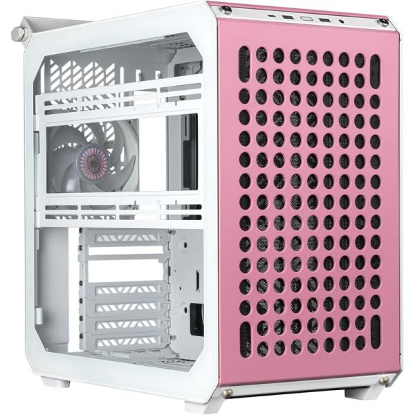Cooler Master Q500-DGNN-S00 Que 500 Flatpack Macaron Edition ATX, avant multicolores, 120 140 mm