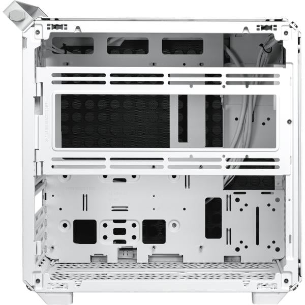 Cooler Master Q500-WGNN-S00 Que 500 Flatpack White, ATX, USB 3,2, 120 140 mm, refroidissement par eau prêt