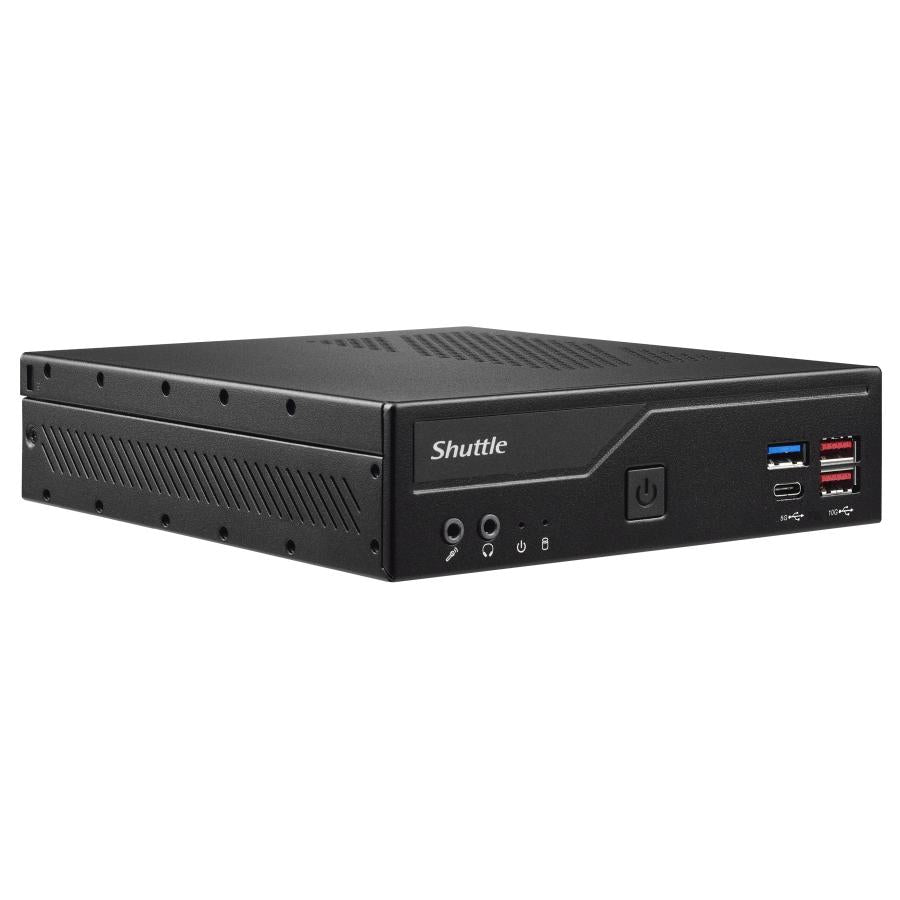 Shuttle dh670v2 mini PC barebone, lga1700, h670, ddr4, 2x hdmi, 2x dp, 2x lan 2,5g, 8x usb, 24h/24 et 7j/7