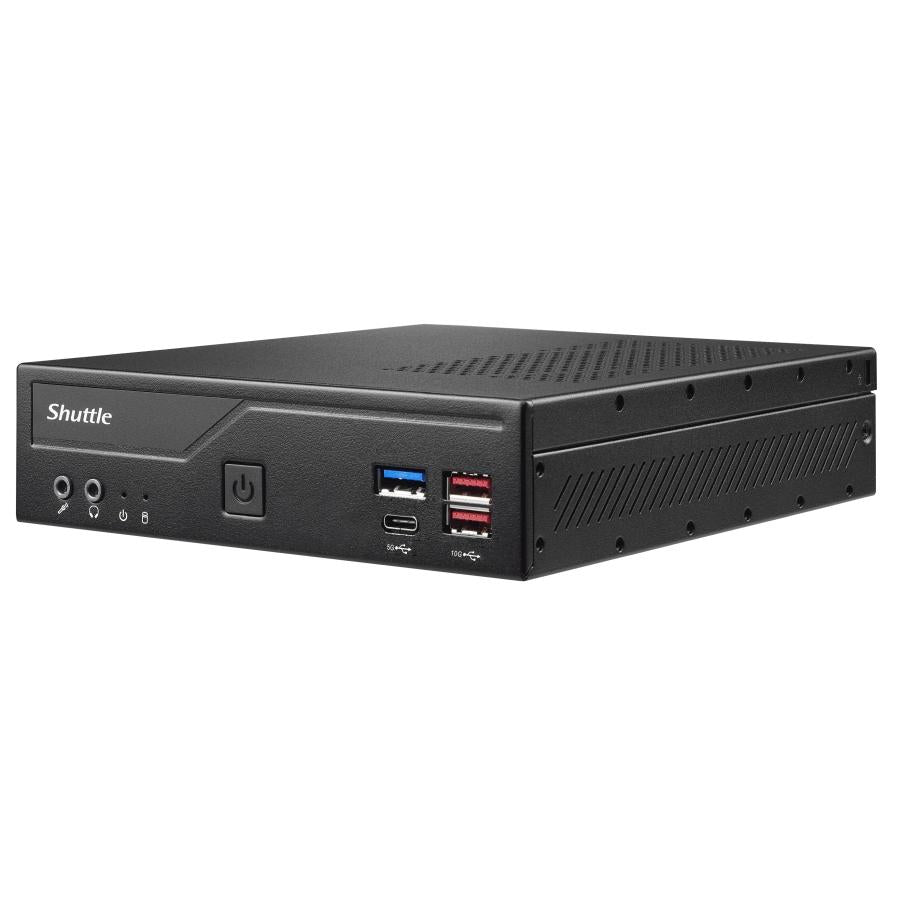 Shuttle dh670v2 mini PC barebone, lga1700, h670, ddr4, 2x hdmi, 2x dp, 2x lan 2,5g, 8x usb, 24h/24 et 7j/7