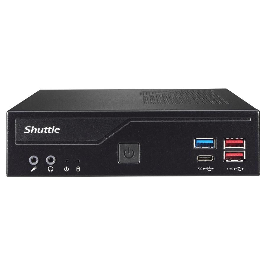 Shuttle dh670v2 mini PC barebone, lga1700, h670, ddr4, 2x hdmi, 2x dp, 2x lan 2,5g, 8x usb, 24h/24 et 7j/7