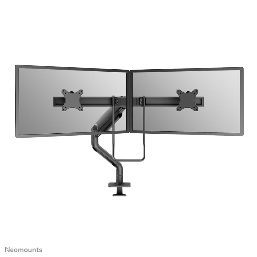 Neomounts ds75s-950bl2 support de bureau orientable, 2x 17 - 27, 8kg, 100x100 mm, noir