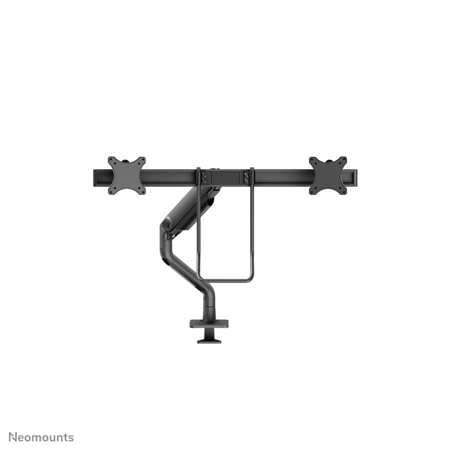 Neomounts ds75s-950bl2 support de bureau orientable, 2x 17 - 27, 8kg, 100x100 mm, noir