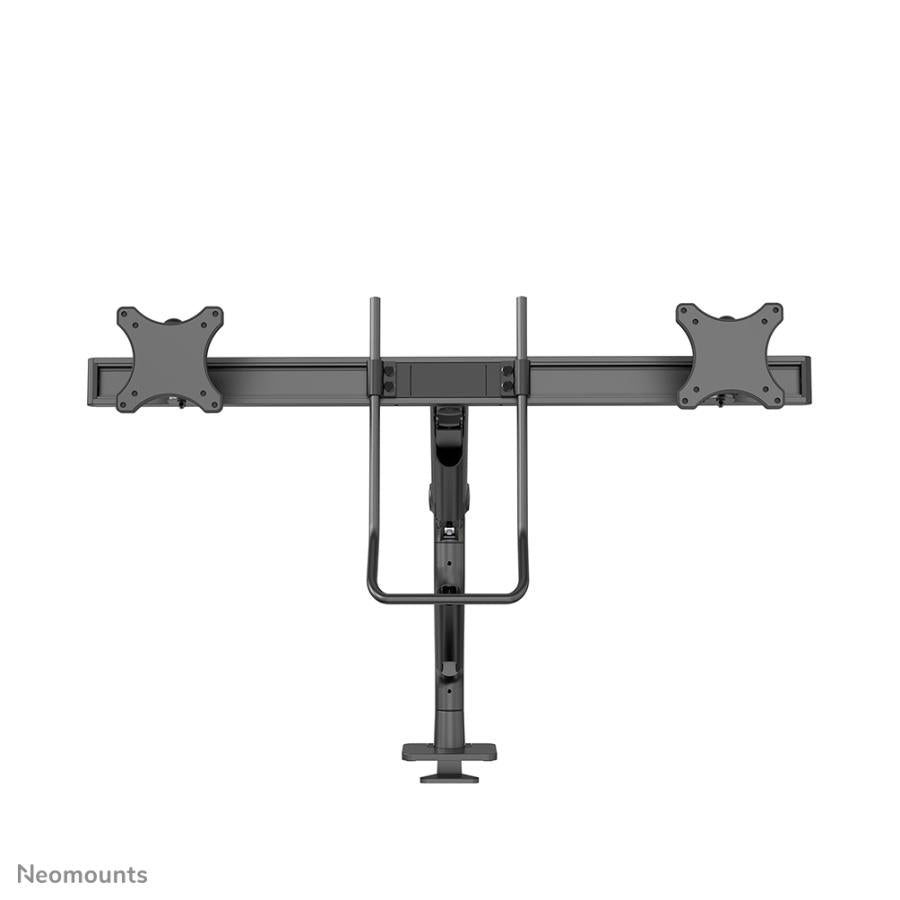 Neomounts ds75s-950bl2 support de bureau orientable, 2x 17 - 27, 8kg, 100x100 mm, noir