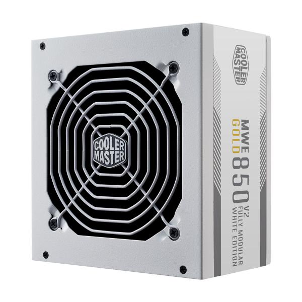 Cooler master mpe-8501-afaag-3g mwe gold v2 eu, 850w, atx3.0, 12vhpwr, = 90%, 120mm, blanc