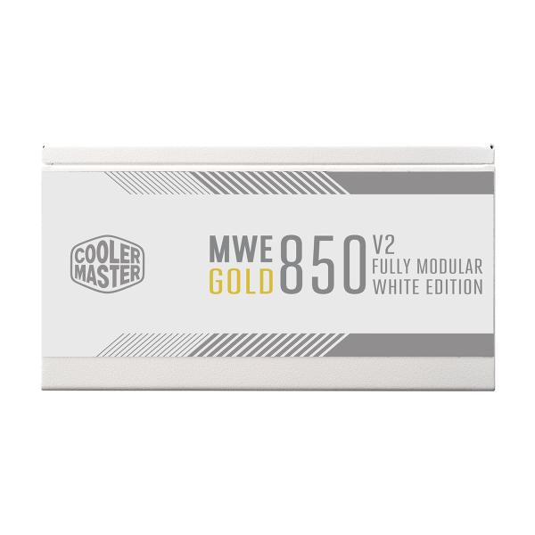 Cooler master mpe-8501-afaag-3g mwe gold v2 eu, 850w, atx3.0, 12vhpwr, = 90%, 120mm, blanc