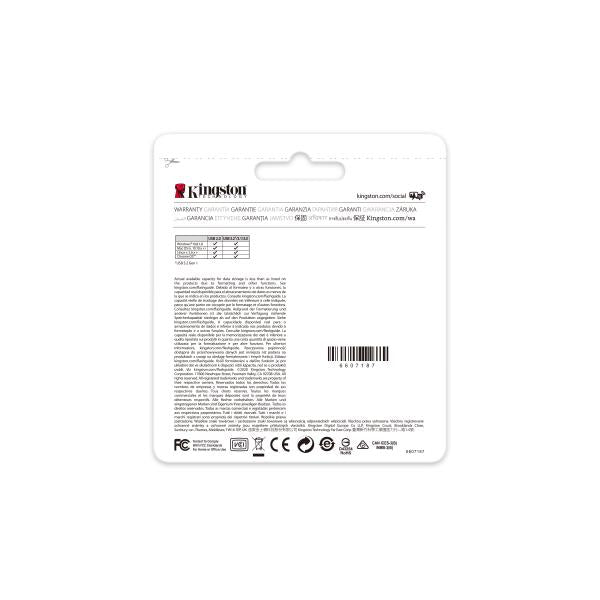 Kingston dtkn 256 go données voyageur kyson clé usb, 256 go, usb 3.2 type-a, 200 60 mo s, argent