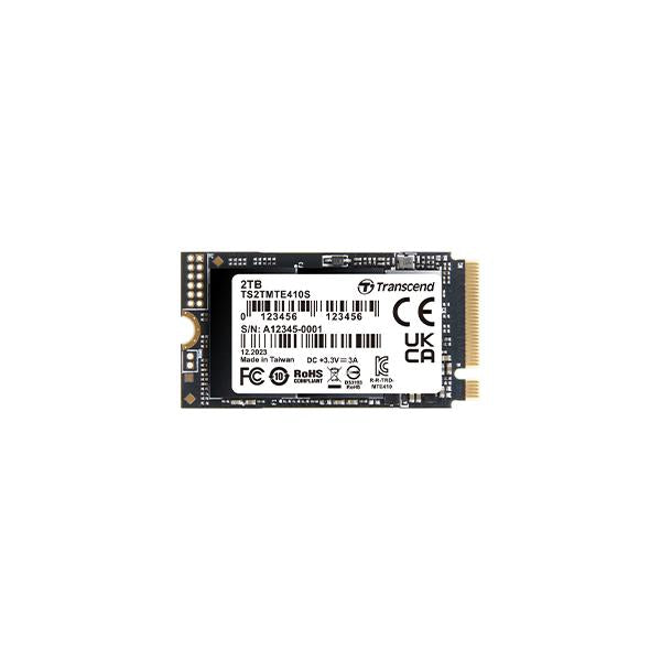 Transcend ts1tmte410s 410s ssd, 1 To, m.2 2242, nvme, pcie gen4x4, sans dram, 5 000 Mo s, 330 000 iops