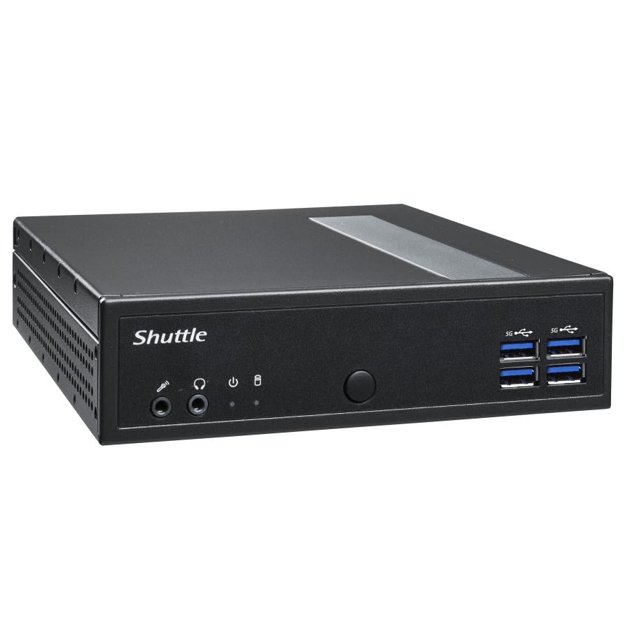 PC barebone slim Shuttle dl30n, 1,35 l, ventilateur iintel n100, ddr5, 2x 2,5 gbe, hdmi 2.0b, 65 w, 24/7