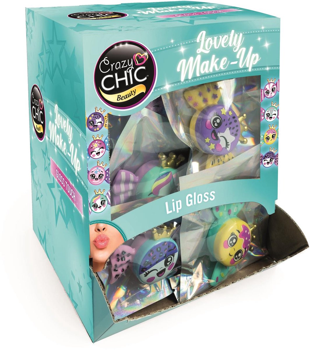 Clementoni crazy chic joli brillant à lèvres en forme de bonbon