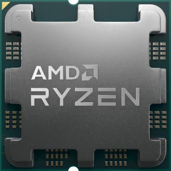 Plateau AMD 100-000000597 Ryzen 5 7500F, AM5, Zen 4, 6 cœurs HTT, 3,70 4,50 GHz, 32 Mo, 65 W