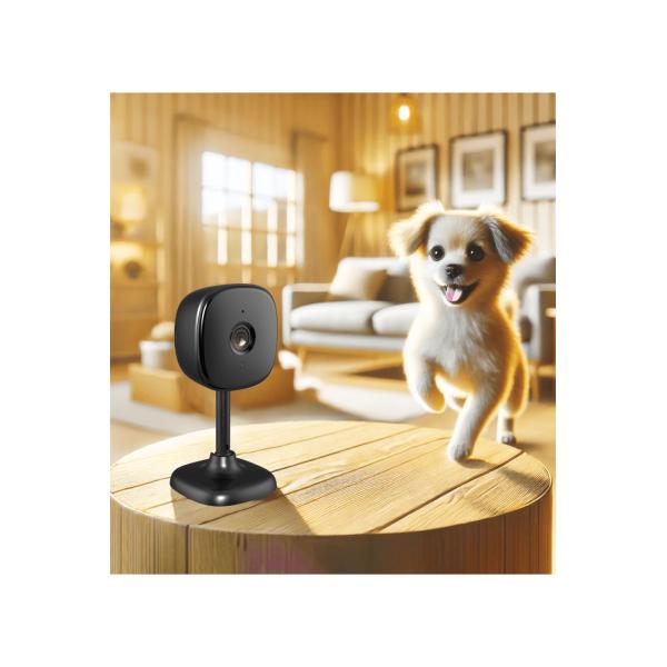 Caméra intérieure intelligente Woox R4208, 2mp, 2304x1296p, f2.0 1 3 cmos progressifs, 6 LED IR, 5m, Wi-Fi