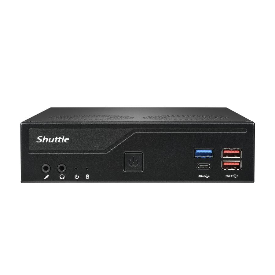 Shuttle dh770 mini PC barebone, 1,35 l, lga 1700, intel h770, ddr5-sdram, 2x LAN 2,5 g, 2x m.2, 24 7