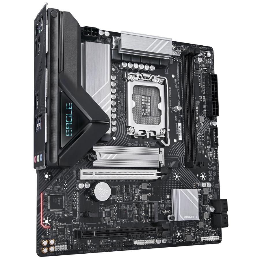Gigabyte b860m aigle, matx, intel lga1851, b860, 2x ddr5, 2,5 gbe, usb type-c, pcie 5.0