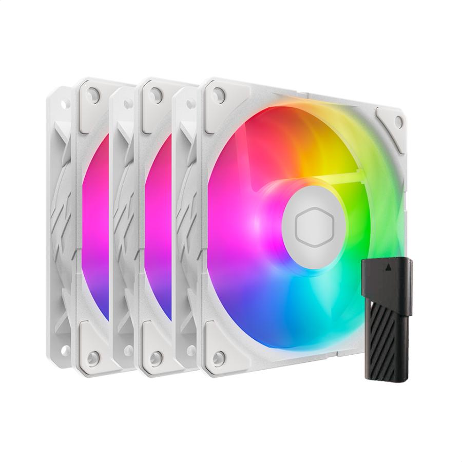 Cooler master mfx-b2dw-253p2-r2 bord faucille 120argb nous 3-en-1, 3x 120mm, ldb, 690 ~ 2500 tr/min