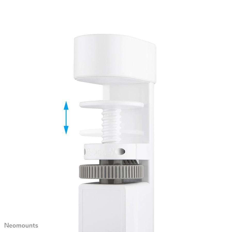 Neomounts ds22-840wh6 prise de bureau avec pince, 1,4 m, intérieur, type f, plastique, blanc, alimentation