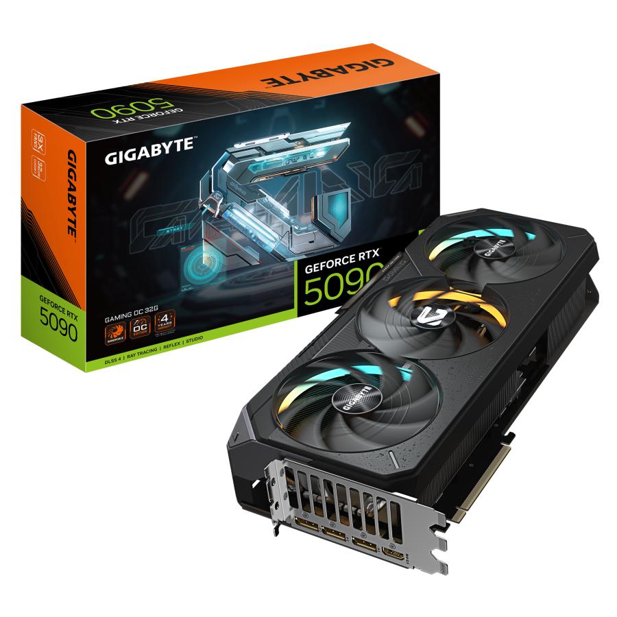 Gigabyte gv-n5090gaming oc-32gd geforce rtx 5090 gaming oc 32g, 32 go, gddr7, 512 bits, noir