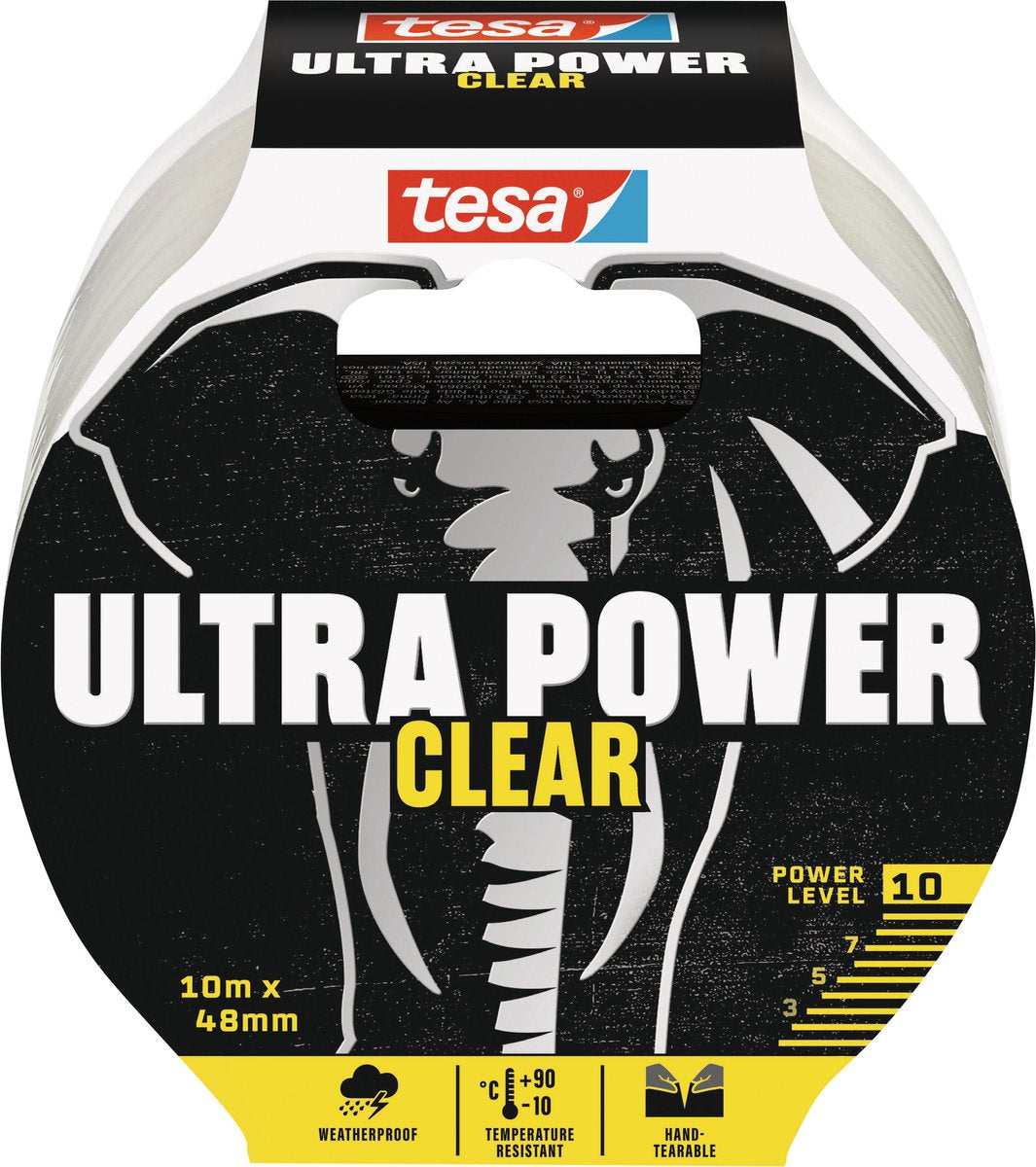 Tesa ultra power clear 56496-00000-00 ruban de réparation transparent (L x l) 10 m x 48 mm 1 pièce(s)