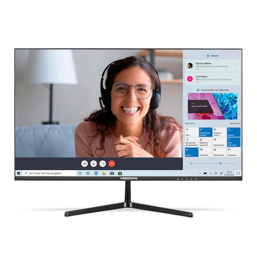 Medion 30037893 p52726, 68,6 cm (27 ) 1920 x 1080 pixels, full HD, LCD, 14 ms, noir