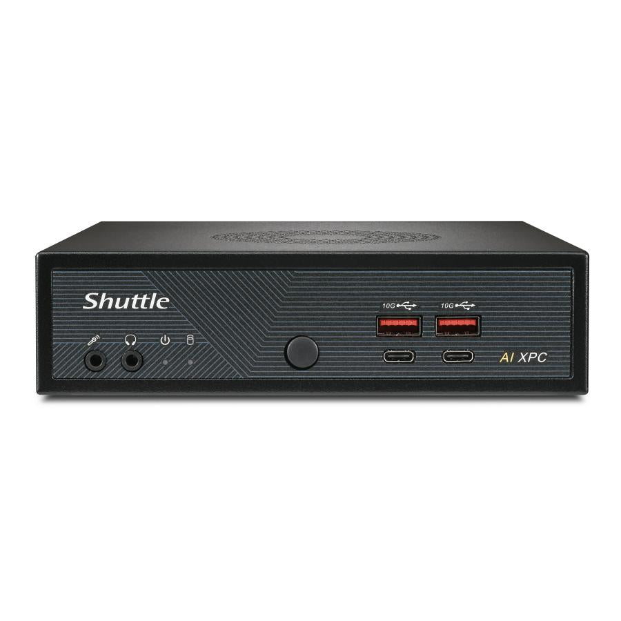 Shuttle dn11h5 slim ai pc, intel core ultra 5 125h, graphiques intel arc, ddr5, hdmi, dp, 4x lan 2,5 g
