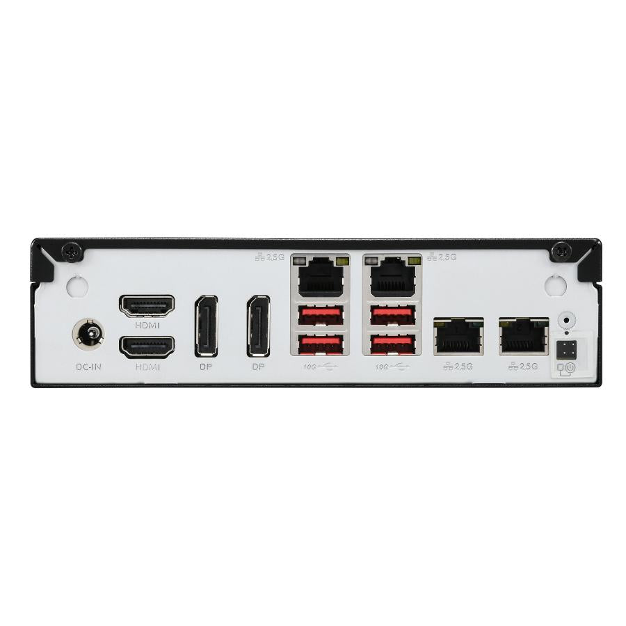 Shuttle dn11h7 slim ai pc, intel core ultra 7 155h, graphiques intel arc, ddr5, hdmi, dp, 4x lan 2,5 g