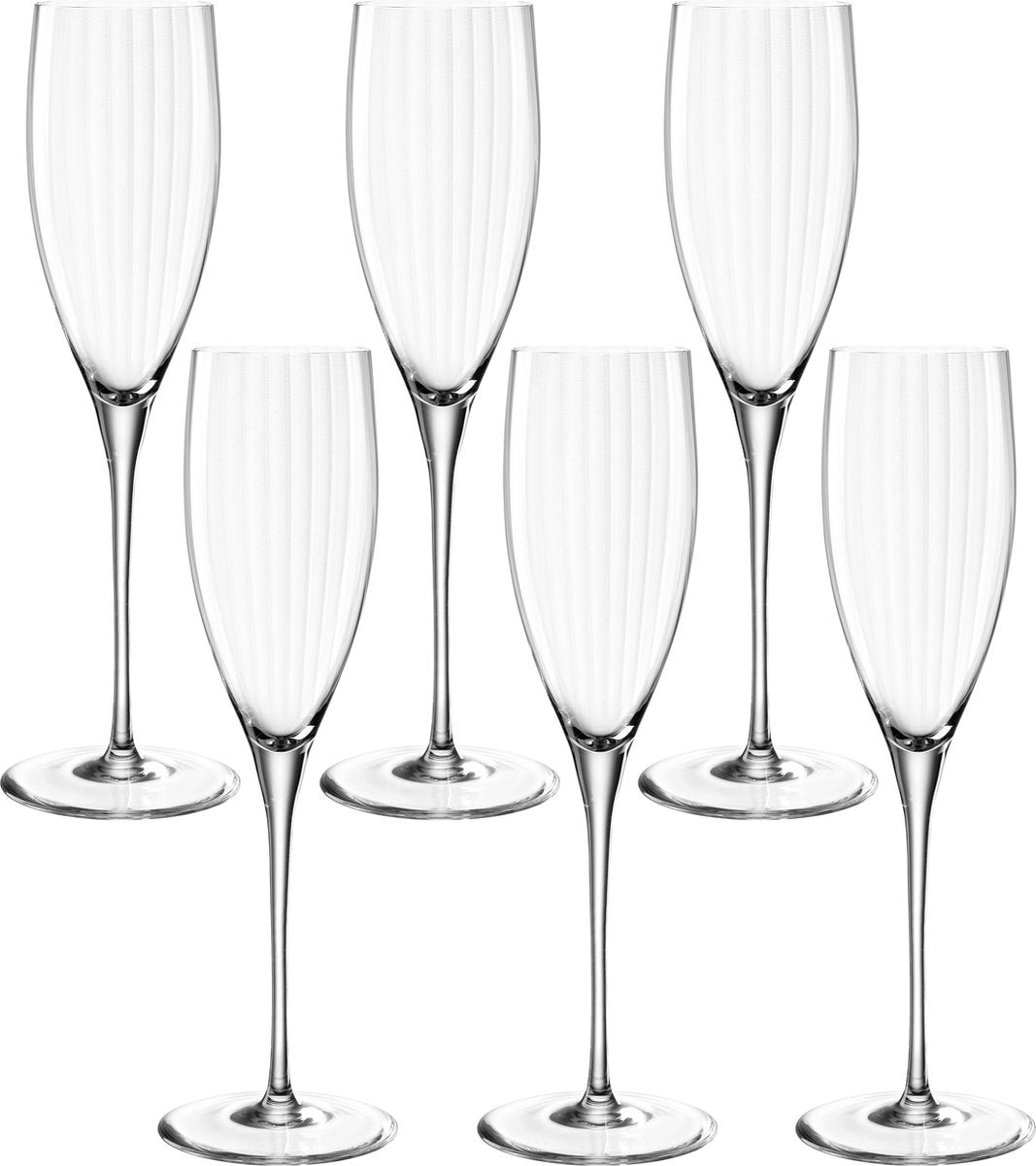 Verre à champagne Leonardo poesia 250ml transparent - set 6