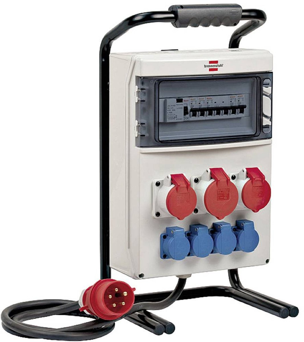 Répartiteur d'alimentation mobile Brennerstuhl bsv 4 ip44 2m h07rn-f5g4.0 1x32a + 2x16a - 1154900021