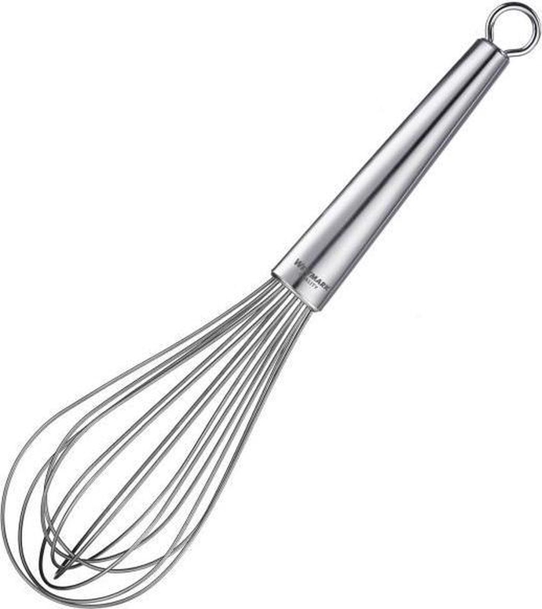 Fouet Westmark, longueur : 30 cm, ø 7 cm, acier inoxydable, gloire, argent, 18442270