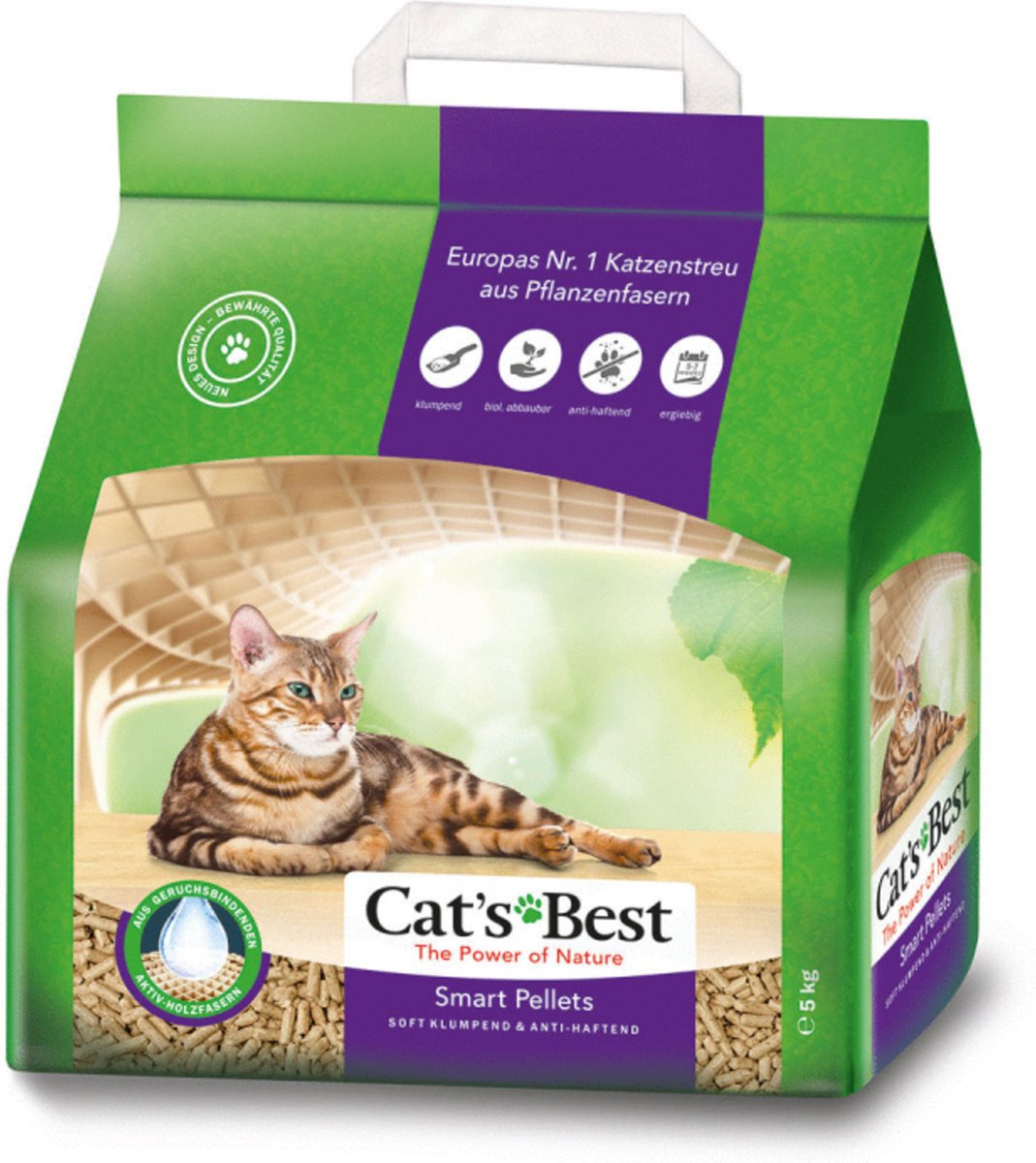Cat's best smart palettes - litière pour chat - 10 l