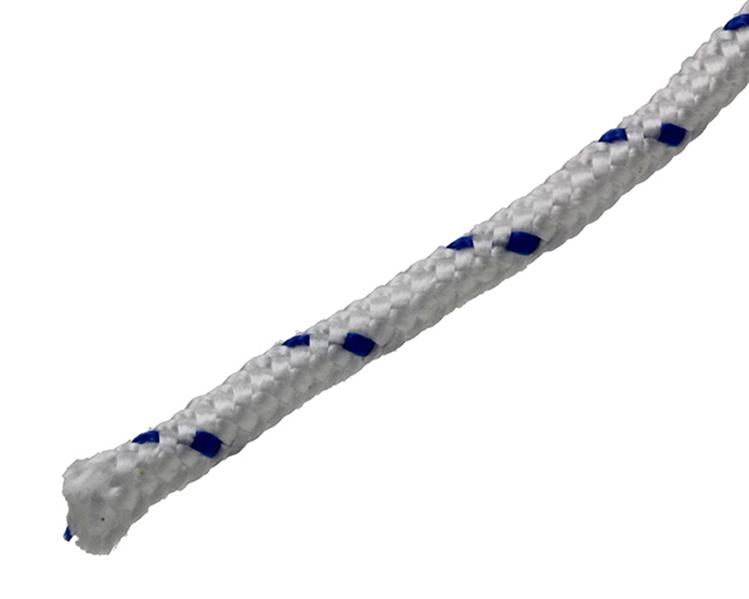 Mack 1014932 - pp gevlochten wit blauw streng5mm 20m | 5 stuks