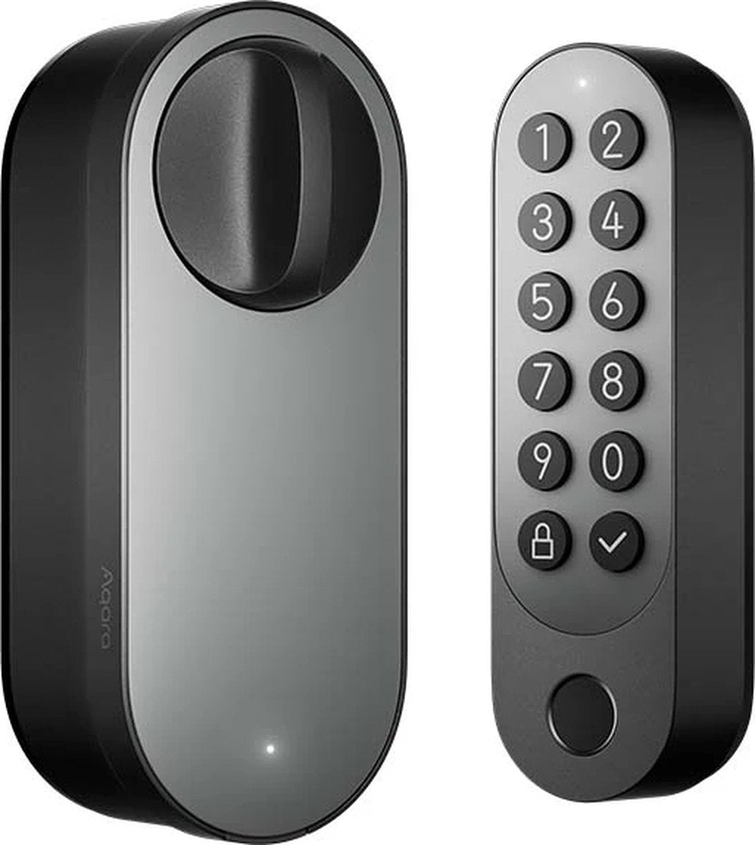 Kit Aqara smart lock u200 - noir - serrure de porte intelligente - code PIN d'empreinte digitale - clé d'accueil Apple - question Bluetooth