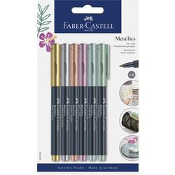 Marqueur faber-castell 96082000 métallisé multicolore