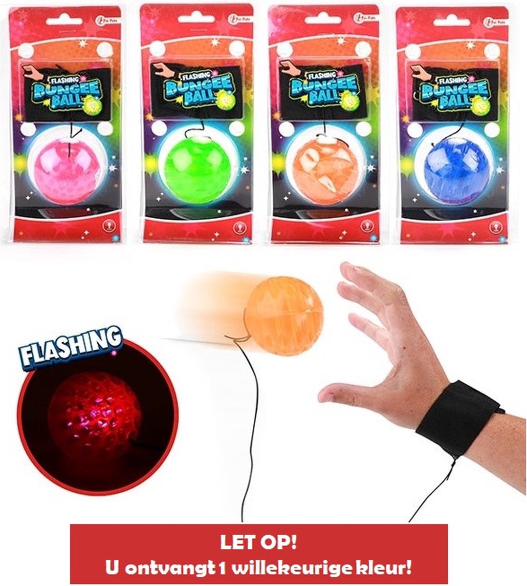 Toi-toys toi toys ballon élastique ø5cm avec lumière
