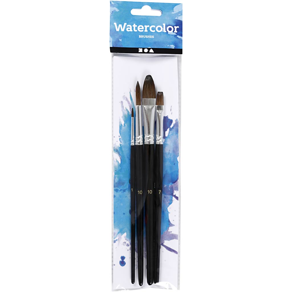 Pinceaux aquarelle Creativ company - 4 pcs.