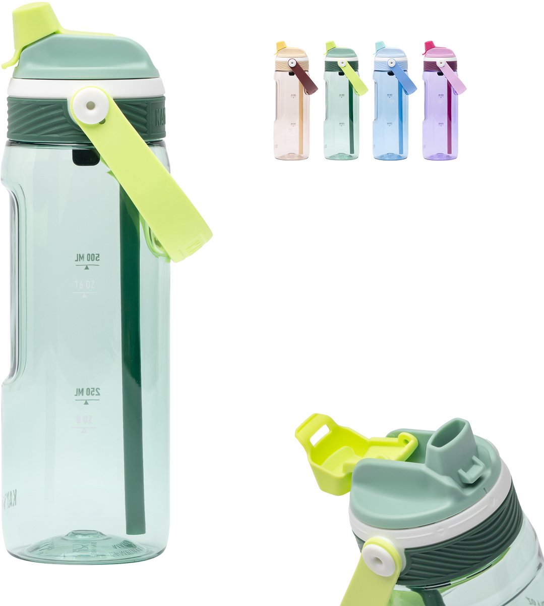 Gourde Kambukka Dupla 750 ml - Gourde 2 en 1 - 100% étanche - Forêt de pins