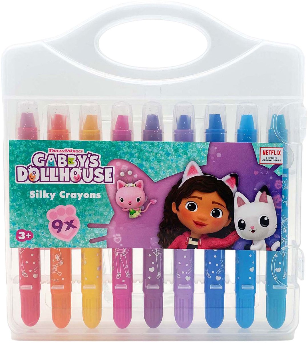 Crayons de couleur gel soyeux Gabby's Dollhouse