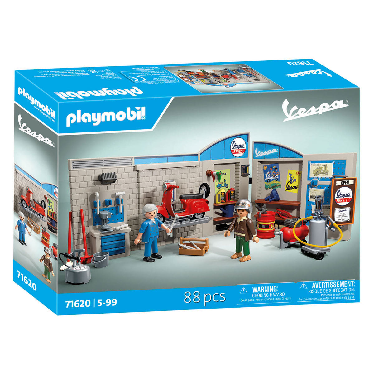 Garage Vespa Playmobil années 60 - 71621