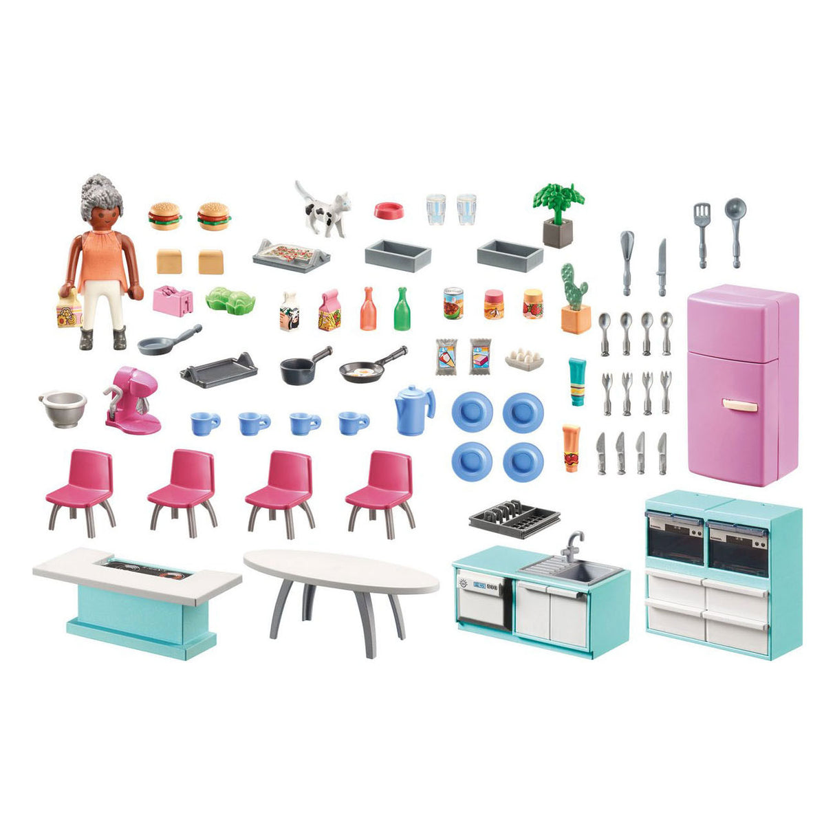 Playmobil my life cuisine avec coin repas - 71609