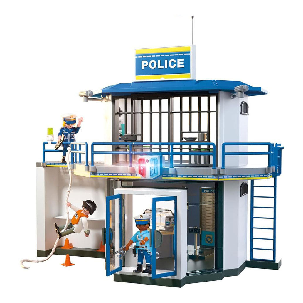 Commissariat de police Playmobil City Action avec salle d'examen - 71875