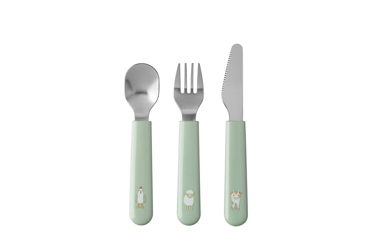 Mepal set de couverts enfant mio 3 pièces - petite ferme