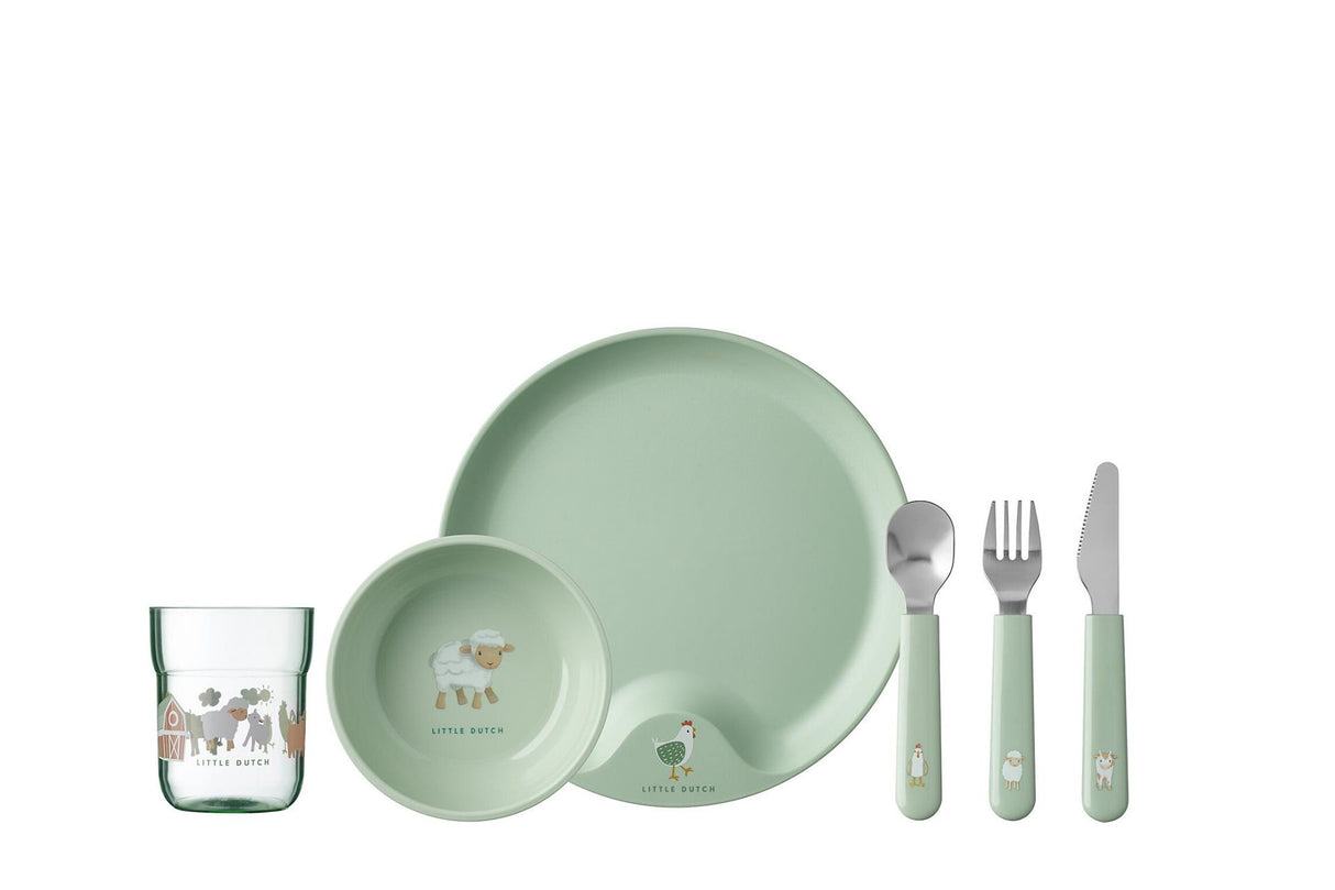Service de table pour enfants Mepal mio 6 pièces - petite ferme - petit dutch