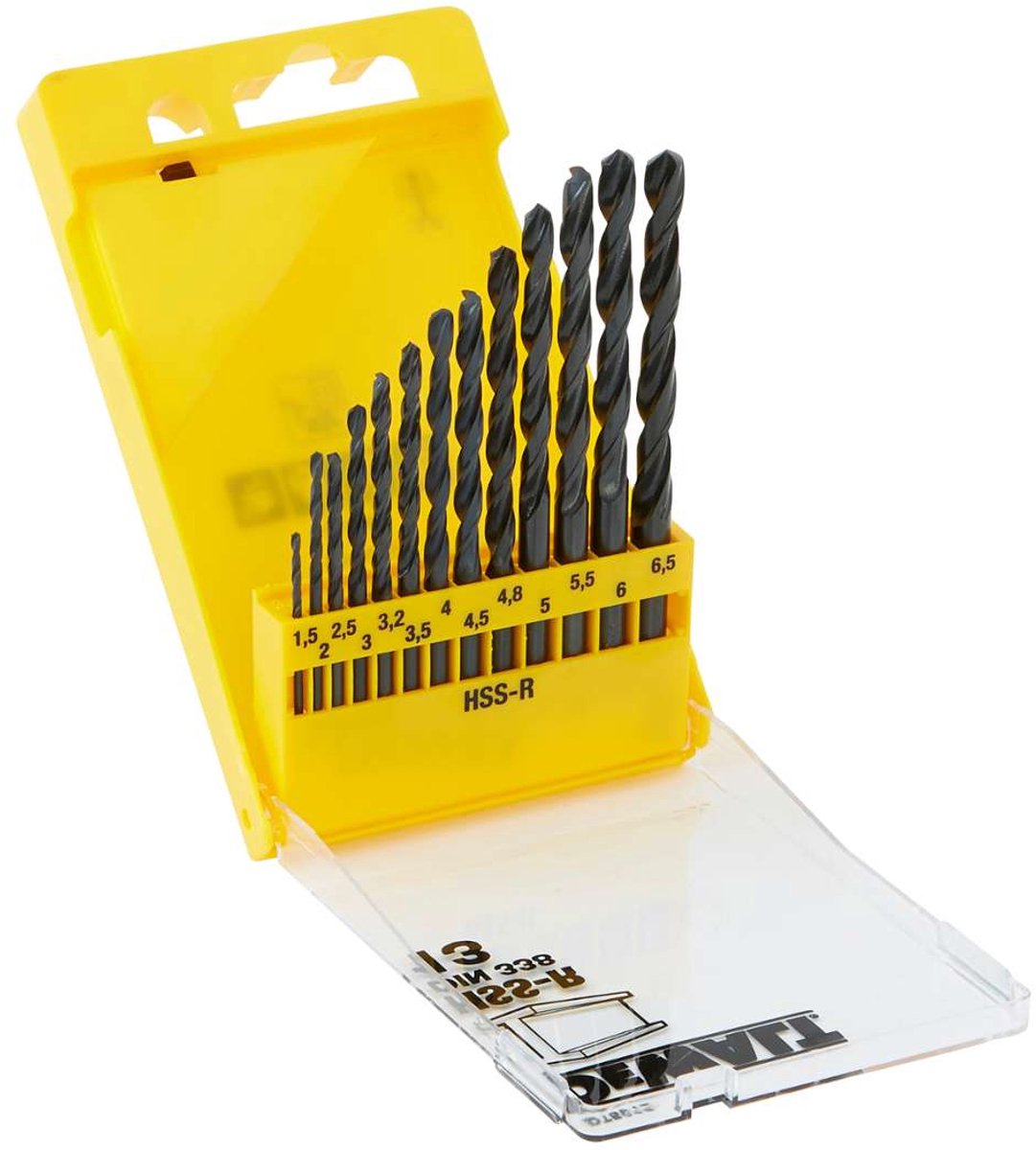 Accessoires Dewalt dt5912qz | jeu de forets | hss | 13 pièces - dt5912-qz