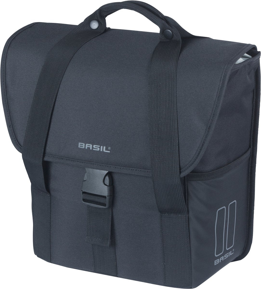 Sac basilic go single noir 16l
