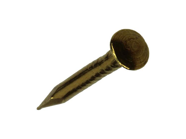 Mack 1017167 - nagel bolle kop messing 20 gr 1,2 x 12 mm | 10 stuks