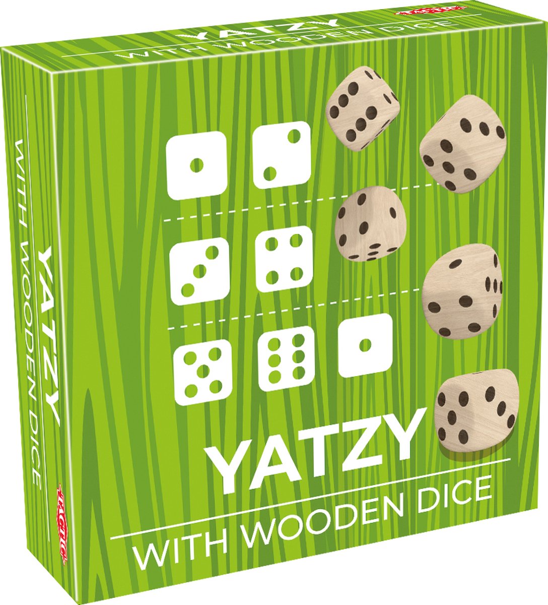 Tactic yatzy deluxe – jeu de dés – jeux classiques – jeu en bois – à partir de 5 ans
