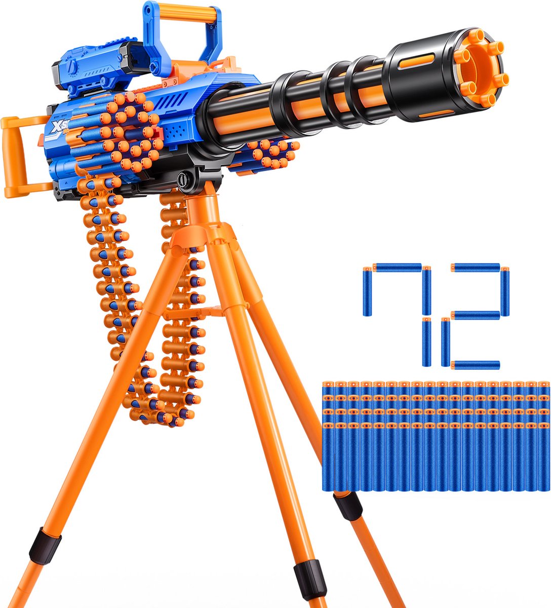 Xshot zuru x-shot insanity blaster de feu motorisé rage - 72 flèches