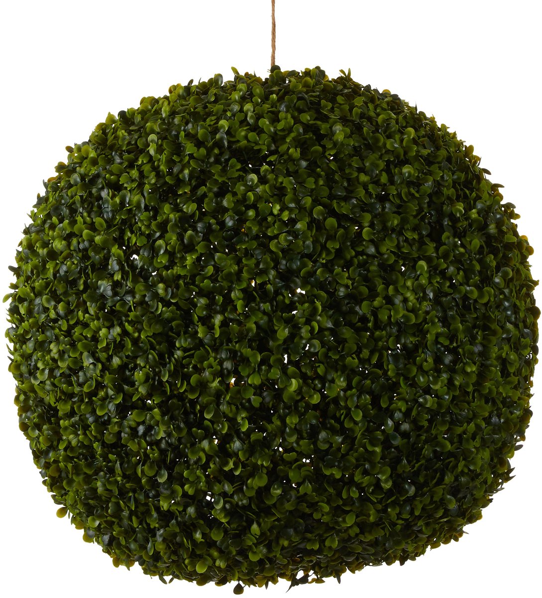 Mica decorations - buxus bol kunstplant voor buiten hangend - ø45 cm - groen